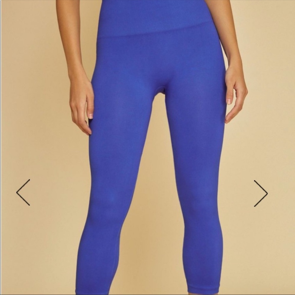 TLA x BANDIER AZURE LEGGING (S/M) Royal Blue High Rise Morgan Stewart